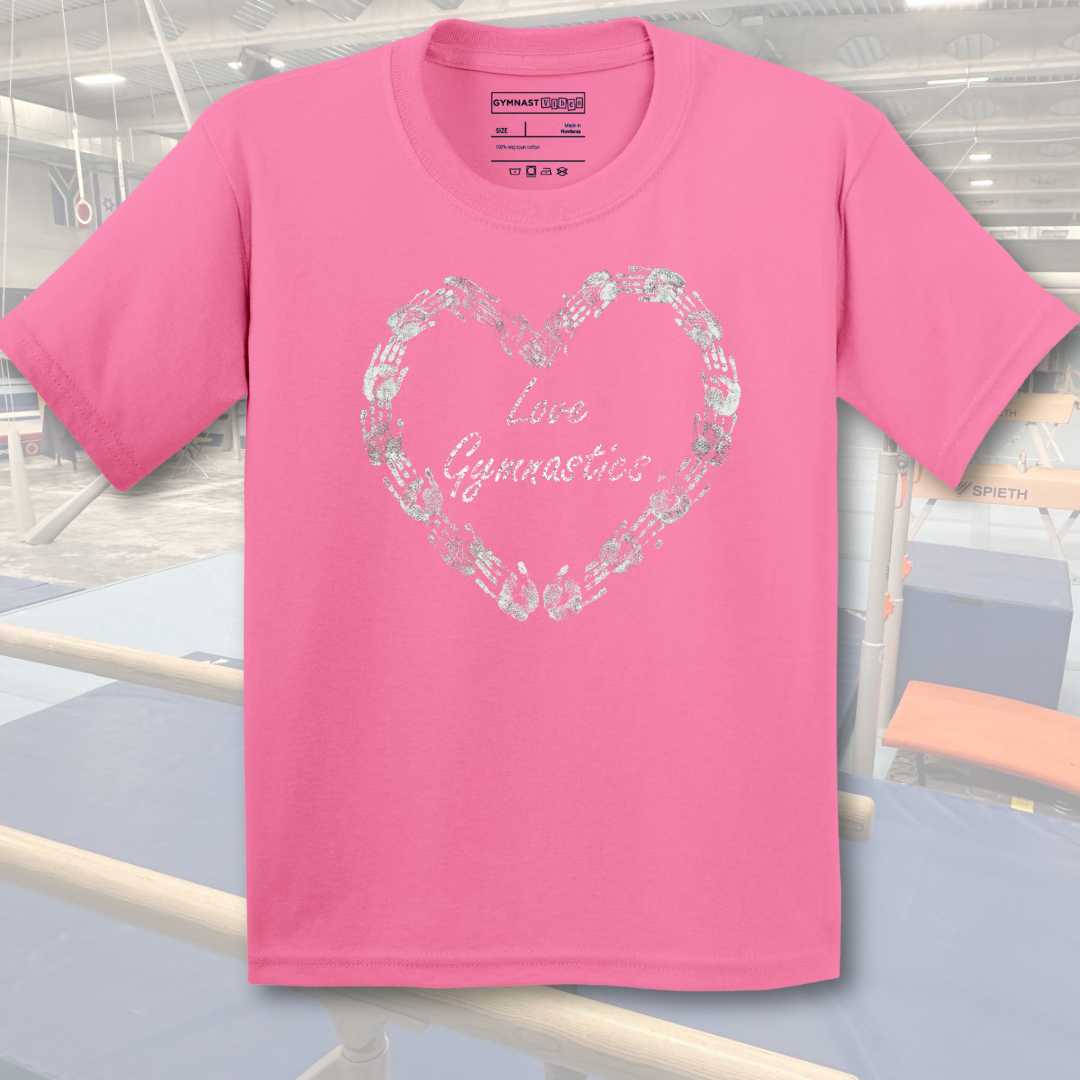 Love Gymnastics Chalk Heart (children)