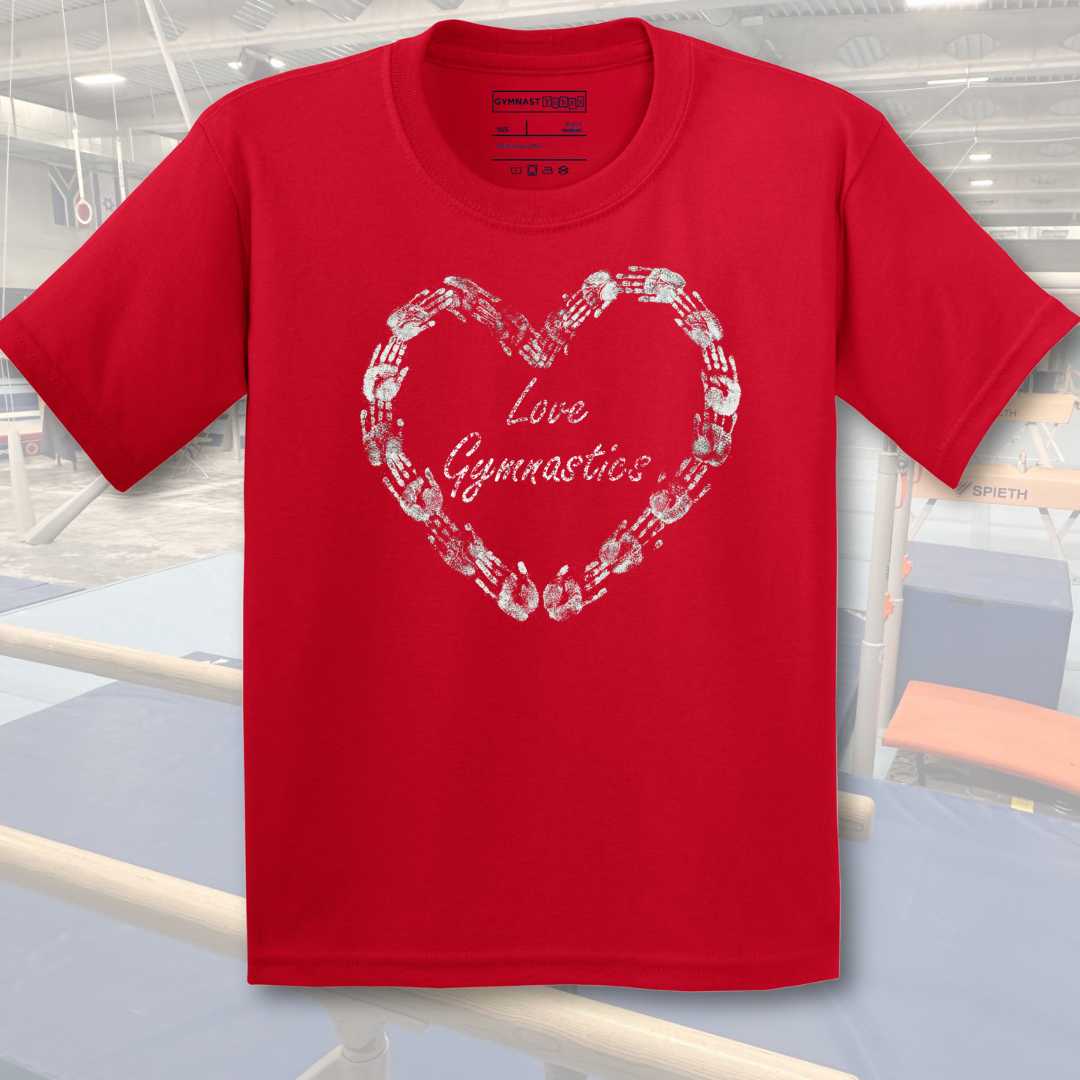 Love Gymnastics Chalk Heart (children)