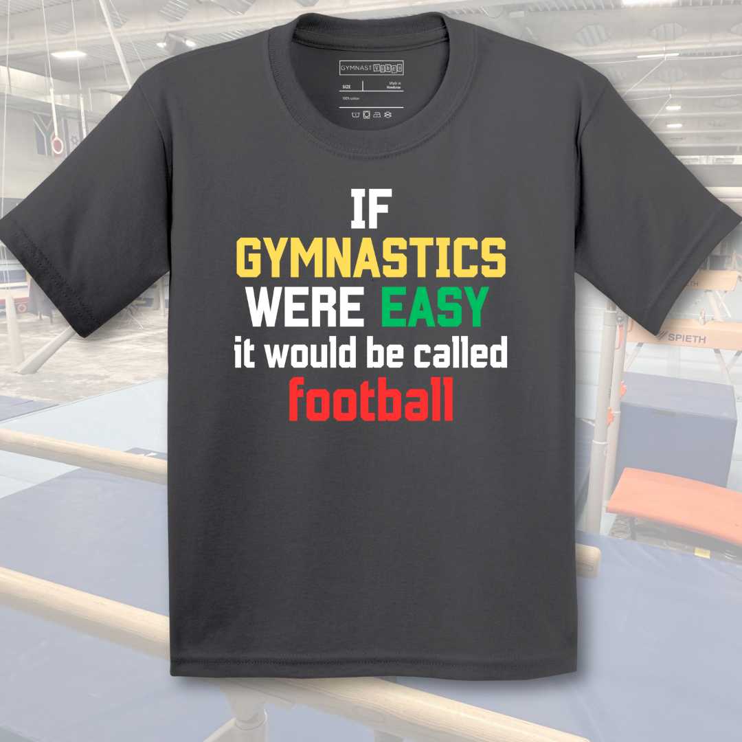 If gymnastics were easy, it would be called football (children)