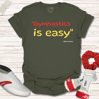 Gymnastics is easy said no one ever